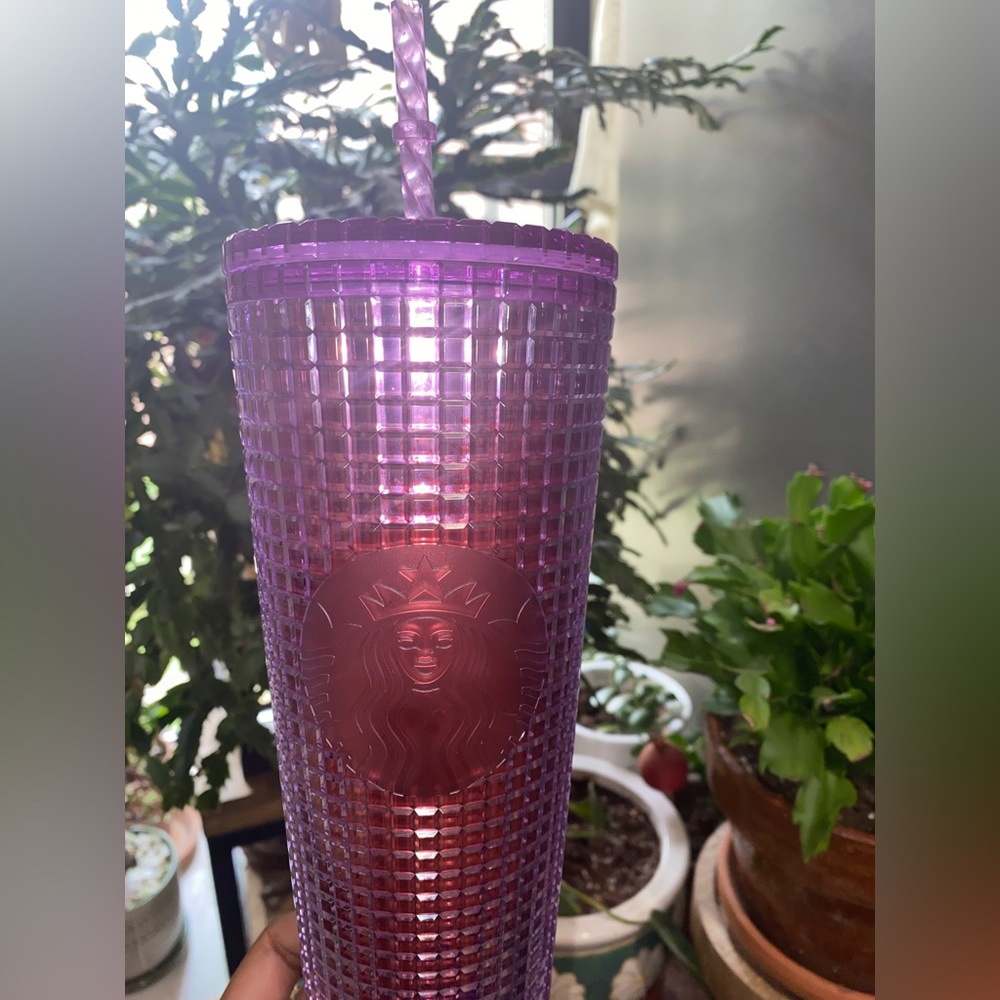 Purple Starbucks cup